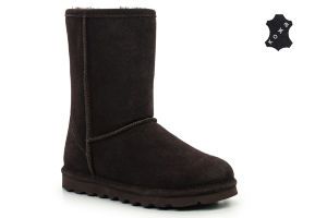 Женские угги Bearpaw Elle Short 1962W-Chocolate коричневые