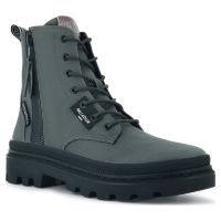 Ботинки женские Palladium Pallatrooper Zip Tx 97208-309 высокие серые