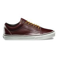 Кожаные кеды Vans OLD SKOOL GROUNDBRKRS VA38G1OE5 бордовые