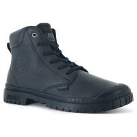 Ботинки женские Palladium Pampa Sp20 Cuff Leather 77236-010 кожаные черные