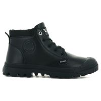 Ботинки женские Palladium Pampa Lo Cuff Lea M 96871-008 кожаные черные