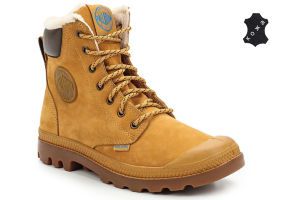 Зимние ботинки Palladium Pampa Sport Cuff WP S 72992-228 светло-коричневые