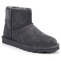 Угги женские Bearpaw 2130W Alyssa Charcoal замшевые зимние с мехом серые