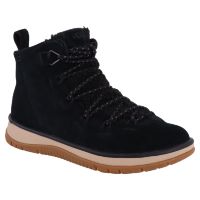 Ботинки женские UGG W Lakesider Heritage Mid 1121020_BLKS зимние замшевые черные